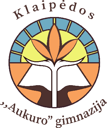 AUKURAS logo su fonu