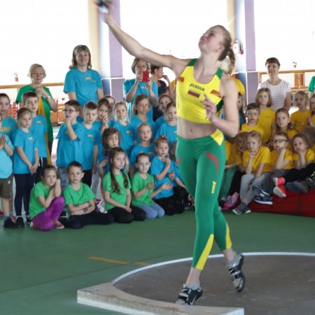 Renginys "Bėk, šok, mesk" 2019 04 04