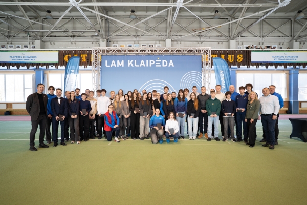 Geriausių Klaipėdos lengvosios atletikos mokyklos 2025 metų sportininkų apdovanojimai
