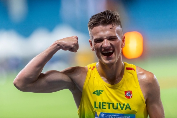 Klaipėdos bėgikas Edvinas Vaičiulis vyksta į Deflimpines žaidynes Tokijuje